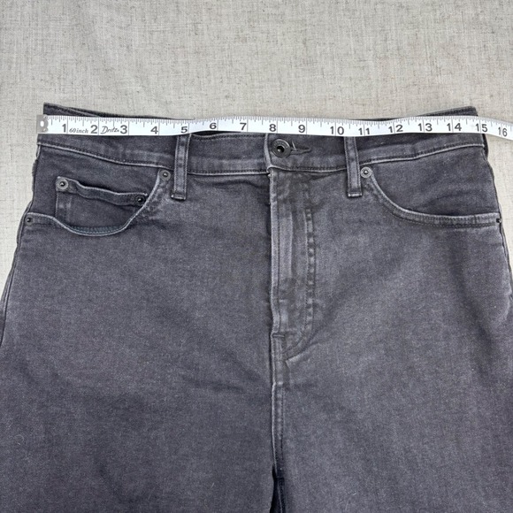 Everlane High Key Stovepipe Jeans Black Cotton High Rise Women's size 29 - Picture 9 of 11